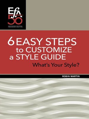 cover image of 6 Easy Steps to Customize a Style Guide